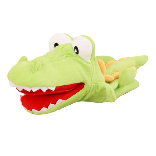 BESPORTBLE Alligator Handpuppe aus Pp Baumwolle Kuscheliges Stofftier für Interaktive Handpuppe zum Geschichtenerzählen und Rollenspiel Geeignet für Kindergarten und Zuhause von BESPORTBLE