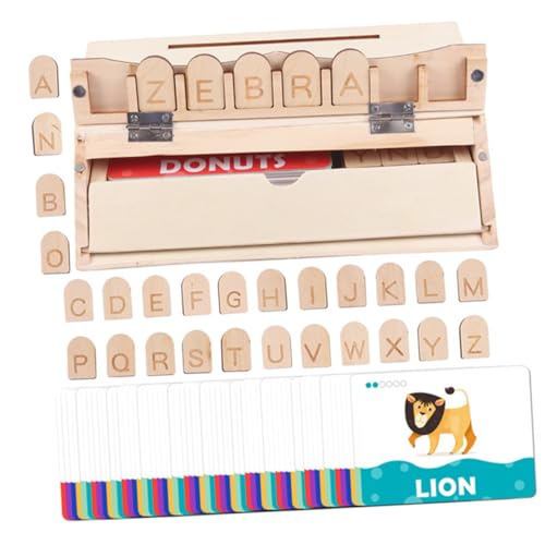 BESPORTBLE Alphabet Puzzle Lernspielzeug für Pädagogisches Buchstabenblock Kognitives Denkspiel zur Rechtschreibförderung Kindgerechtes Montessori Lernspiel Fördert Gehirnentwicklung und BESPORTBLE Alphabet Puzzle Lernspielzeug für Pädagogisches Buchstabenblock Kognitives Denkspiel zur Rechtschreibförderung Kindgerechtes Montessori Lernspiel Fördert Gehirnentwicklung und von BESPORTBLE
