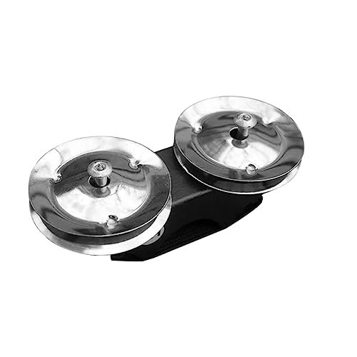BESPORTBLE Aluminium Holz Handglocken Finger Bell für Musikinstrumente Interaktive Erziehung Sicher und Langlebig für Partys und Ktvs von BESPORTBLE