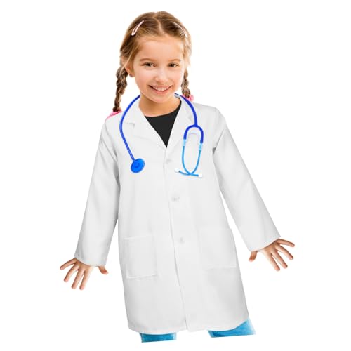 BESPORTBLE Arztkostüm Für Doktormantel Mit Laborkittel Aus Rollenspiel Outfit Für Jungen Und Perfektes Verkleidungsspielzeug Für Karneval von BESPORTBLE