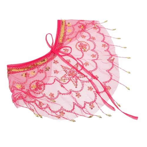 BESPORTBLE Atmungsaktives Schimmerndes Bauchtanz-gesichtstuch mit Pailletten Quasten und Tribal-design für Tanzperformance Halloween Party und Kostümzubehör BESPORTBLE Atmungsaktives Schimmerndes Bauchtanz-gesichtstuch mit Pailletten Quasten und Tribal-design für Tanzperformance Halloween Party und Kostümzubehör von BESPORTBLE