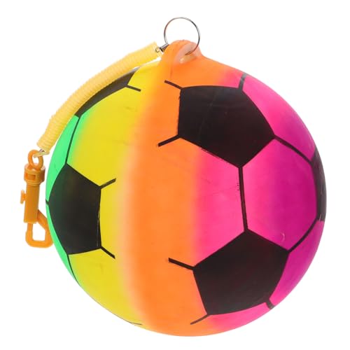 BESPORTBLE Aufblasbarer Fußball für Federseil und Handgriff für Tanz und Outdoor Aktivitäten Design für Kindergarten und Gruppenspiele Platzsparend und Einfach zu Transportieren BESPORTBLE Aufblasbarer Fußball für Federseil und Handgriff für Tanz und Outdoor Aktivitäten Design für Kindergarten und Gruppenspiele Platzsparend und Einfach zu Transportieren von BESPORTBLE