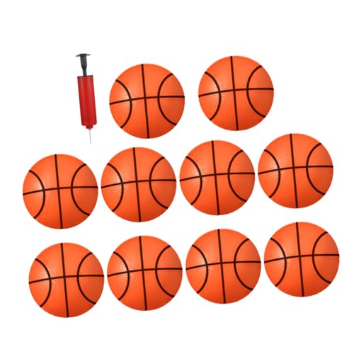 BESPORTBLE Aufblasbares Teiliges Basketballspielset aus Leichtem Langlebigem PVC mit Pumpe Kleine Bunte Basketbälle für Indoor und Outdoor Spaß für Eltern Junge Mädchen Zufällige Farbe von BESPORTBLE
