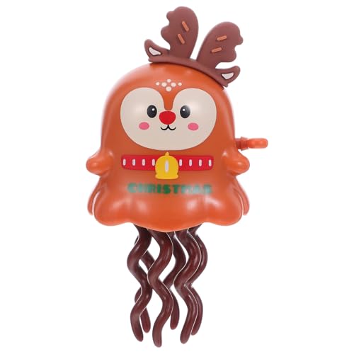 BESPORTBLE Aufziehbares tanzendes Oktopus-Spielzeug, Rentier-Figur, süße Simulation, Uhrwerk, mechanisches Kinderspielzeug für Weihnachten, Geburtstagsparty, Goody Bag von BESPORTBLE