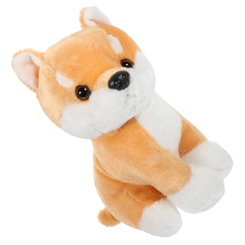 BESPORTBLE Ausgestopfte Plüschhundpuppe Weiches Stofftier Für Niedliche Welpenfigur Foto Requisite Und Geschenkidee Für Geburtstage Und Feste Langlebig Und Leicht von BESPORTBLE