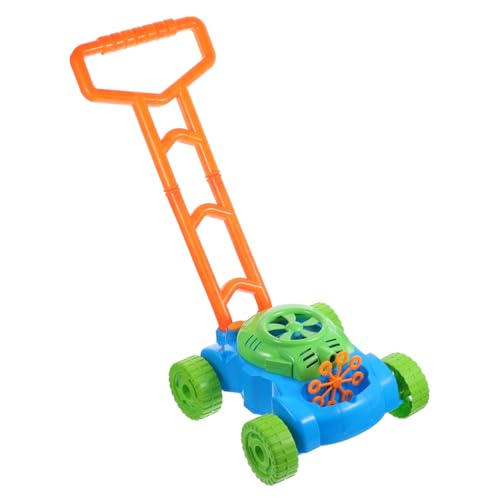BESPORTBLE Automatische Seifenblasenmaschine Rasenmäher mit Realistischen Sound Bunte Garten Pusher für Mädchen und Jungen Sicher Langlebig Einfach Zerlegbar Outdoor Bubble Blower von BESPORTBLE