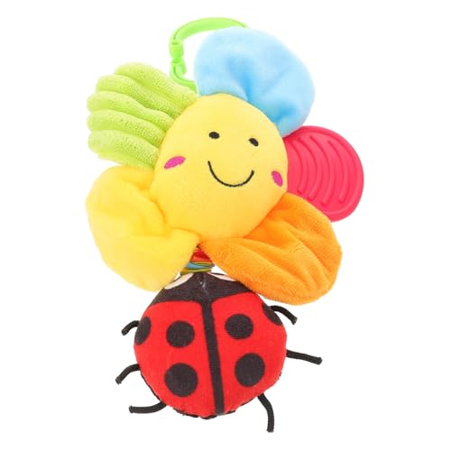 BESPORTBLE Babybett Hängespielzeug Blumenform mit Musik und Windspiel Abnehmbar Stimuliert Greiffähigkeit und Emotionen Sicher Langlebig Passend für Kinderwagen und Babybett von BESPORTBLE