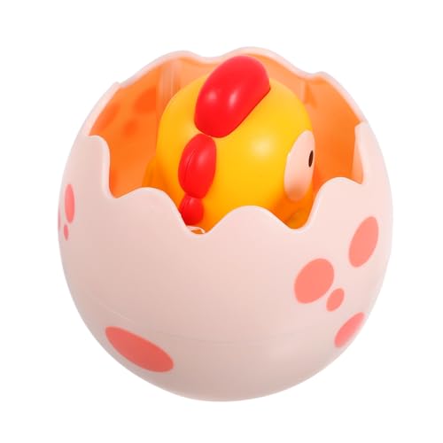 BESPORTBLE Badespielzeug Interaktives Wasserspielzeug Für Kleinkinder Cartoon Ei Mit Hühnchen Design Fördert Spaß Beim Duschen Für Jungen Und Badespielzeug von BESPORTBLE