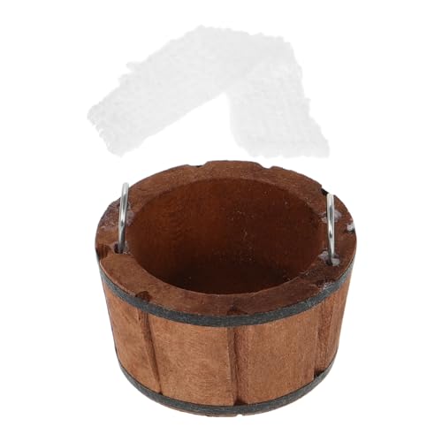 BESPORTBLE Badezimmer Zubehör Dekorative Eimer Und Handtuch Für Puppenhaus Und Kleine Spielzeughäuser von BESPORTBLE