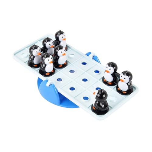 BESPORTBLE Balance Pinguin Wippe Interaktives Gleichgewichtsspiel für Eltern und Fördert Kreativität und Leverage Prinzip Langlebig und Sicher für Kleinkinder von BESPORTBLE