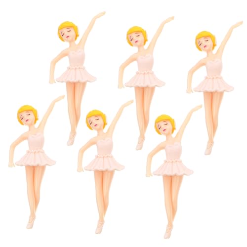 BESPORTBLE Ballett Mädchen Schlüsselanhänger 6 Stück Kunststoff Für Kuchen Topper Home Decor Landschaft von BESPORTBLE