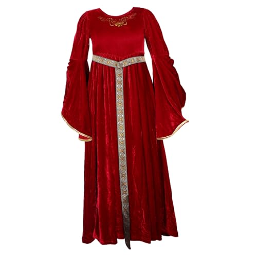 BESPORTBLE Ballkleid Für Mittelalterkostüm Für Langärmliges Kleid Für Mädchen Mittelalterliches Kleid Satin BESPORTBLE Ballkleid Für Mittelalterkostüm Für Langärmliges Kleid Für Mädchen Mittelalterliches Kleid Satin von BESPORTBLE