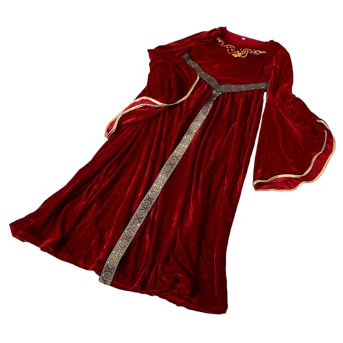 BESPORTBLE Ballkleid für langärmliges Kleid für Mädchen Mittelalterkostüm für mittelalterliches Kleid Satin BESPORTBLE Ballkleid für langärmliges Kleid für Mädchen Mittelalterkostüm für mittelalterliches Kleid Satin von BESPORTBLE