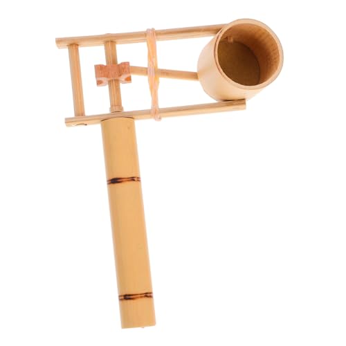BESPORTBLE Bambus Kastagnetten mit Langem Griff Rhythmisches Percussion Instrument für Sicher und Angenehm zu Halten Fördert Musikalische Früherziehung und Kreative Aufführungen von BESPORTBLE