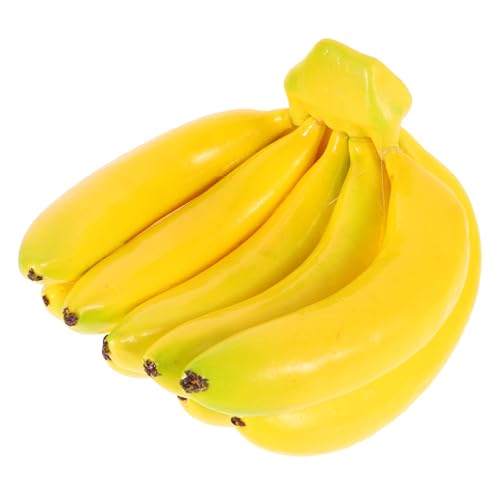 BESPORTBLE Banana Showcase Prop Simulierte Bananenfrucht Bananenmodell Tischdekor Gefälschte Bananendekor Bananenfoto Prop Fake Obstmodell BESPORTBLE Banana Showcase Prop Simulierte Bananenfrucht Bananenmodell Tischdekor Gefälschte Bananendekor Bananenfoto Prop Fake Obstmodell von BESPORTBLE