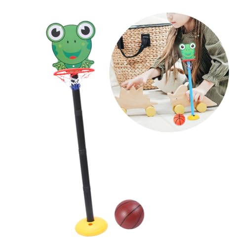 BESPORTBLE Basketballspielzeug Set Cartoon Frosch Basketballständer für Indoor Outdoor Höhenverstellbar Leichtes und Langlebiges Kunststoffspielzeug für Jungen BESPORTBLE Basketballspielzeug Set Cartoon Frosch Basketballständer für Indoor Outdoor Höhenverstellbar Leichtes und Langlebiges Kunststoffspielzeug für Jungen von BESPORTBLE