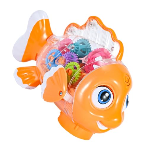BESPORTBLE Batteriebetriebenes Transparentes Mechanisches Fischspielzeug mit Leuchtenden Zahnrädern Lustiges Soundauto für Jahre Robustes Abs Material Spielerisches Hand Auge Training BESPORTBLE Batteriebetriebenes Transparentes Mechanisches Fischspielzeug mit Leuchtenden Zahnrädern Lustiges Soundauto für Jahre Robustes Abs Material Spielerisches Hand Auge Training von BESPORTBLE