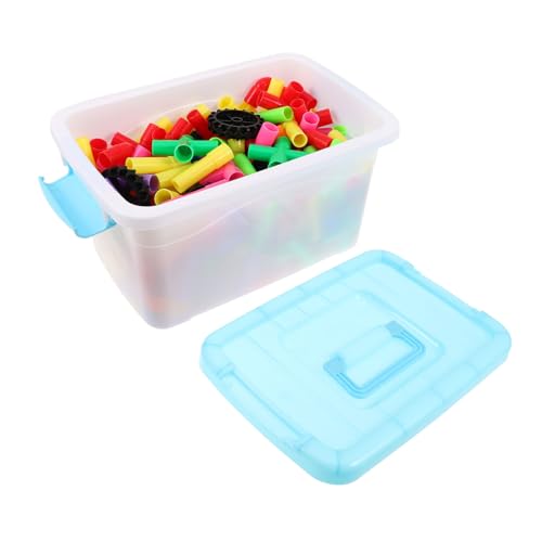BESPORTBLE Bauklötze Röhrenförmig Großstück Lernspielzeug Bunte Steckbausteine Feinmotorik Kreativität Für Kleinkinder Ab Jahren von BESPORTBLE