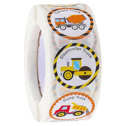 BESPORTBLE Belohnungsaufkleber LKW Selbstklebende Baustellenfahrzeug Sticker Bunte Auto Sticker für Leichte Praktische Bastel und Partyaufkleber für Schule und Spielspaß BESPORTBLE Belohnungsaufkleber LKW Selbstklebende Baustellenfahrzeug Sticker Bunte Auto Sticker für Leichte Praktische Bastel und Partyaufkleber für Schule und Spielspaß von BESPORTBLE