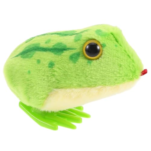 BESPORTBLE Beruhigungsspielzeug Frosch Babyspielzeug Neujahrsspielzeug Frosch Plüschspielzeug Tierförmiges Uhrwerkspielzeug Frosch Uhrwerkmodelle Interessantes Kinderspielzeug Zartes von BESPORTBLE