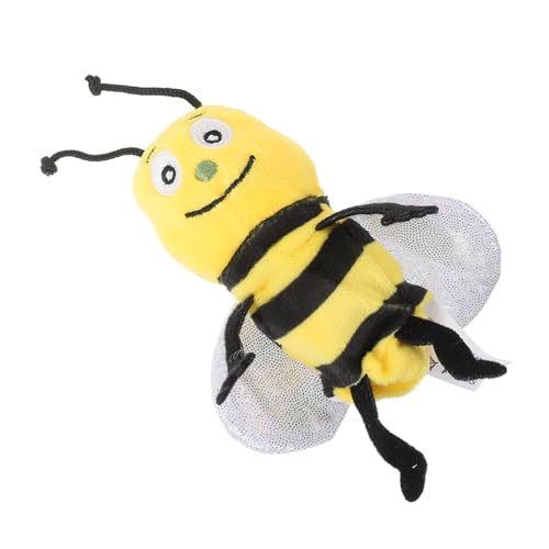 BESPORTBLE Bienen Handpuppe aus Plüsch Interaktives Lernspielzeug für Kleinkinder für Vorschulspiele und Pädagogisches Rollenspiel Kuschelig von BESPORTBLE