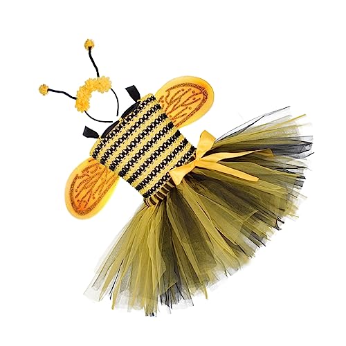 BESPORTBLE Bienenkleid Anzug Kinderkleid Mädchenkleidung Kostüme Kinderkleidung Für Mädchen Kinderkleidung Outfits Für Mädchen Kleidung Für Gazerock Für Mädchen Kostüm Kinderkostüm von BESPORTBLE