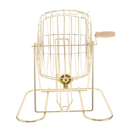 BESPORTBLE Bingo Käfig aus Handkurbel Bingo Ball Halter für Kompakte und Faltbare Spielgeräte für Interaktive Familenspiele und Partys BESPORTBLE Bingo Käfig aus Handkurbel Bingo Ball Halter für Kompakte und Faltbare Spielgeräte für Interaktive Familenspiele und Partys von BESPORTBLE