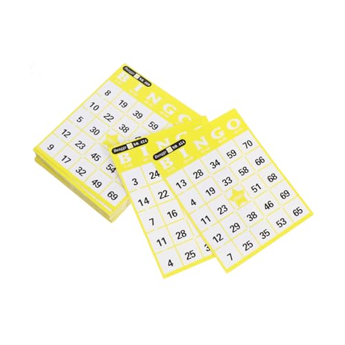 BESPORTBLE Bingo Spielkarten Stabile Wiederverwendbare Bingokarten für Erwachsene Ungiftig Lesbar Gemischt Geeignet für Spiele Partys und Familien Zufällige Farbe Zufällige Farbe BESPORTBLE Bingo Spielkarten Stabile Wiederverwendbare Bingokarten für Erwachsene Ungiftig Lesbar Gemischt Geeignet für Spiele Partys und Familien Zufällige Farbe Zufällige Farbe von BESPORTBLE