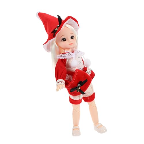 BESPORTBLE Bjd Gelenkpuppe mit Kleidung Schuhe Hut und Schultertasche Bewegliche Glieder Hübsche Mädchenpuppe Kreative BESPORTBLE Bjd Gelenkpuppe mit Kleidung Schuhe Hut und Schultertasche Bewegliche Glieder Hübsche Mädchenpuppe Kreative von BESPORTBLE