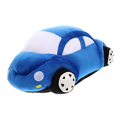BESPORTBLE Blaues Imitation Auto Plüschtier Kissen Weiches Cartoon Kissen Für Erwachsene Hochwertiges Hautfreundliches Material von BESPORTBLE