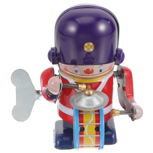BESPORTBLE Blechspielzeug Soldat Mit Trommel Retro Für Wind Up Kreatives Zur Geburtstagsfeier von BESPORTBLE