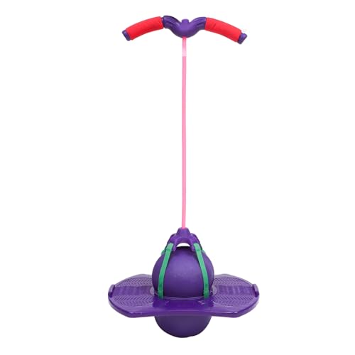 BESPORTBLE Bouncender Sprungball mit Griff Aufblasbarer Fitness Ball für Drinnen und Draußen aus Dickem Explosionssicherem mit Rutschfestem Griff und Pumpe Perfektes Zufällige Farbe von BESPORTBLE
