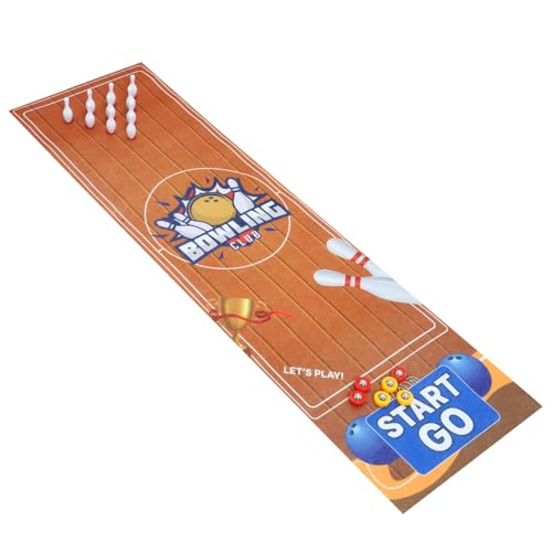 BESPORTBLE Bowling Spielmatte für Indoor Tischspiel Bowling für Familien Freizeit Kegelspiel Sport zur Hand Auge Koordination mit Stoffunterlage für Eltern Junge Mädchen Interaktion BESPORTBLE Bowling Spielmatte für Indoor Tischspiel Bowling für Familien Freizeit Kegelspiel Sport zur Hand Auge Koordination mit Stoffunterlage für Eltern Junge Mädchen Interaktion von BESPORTBLE