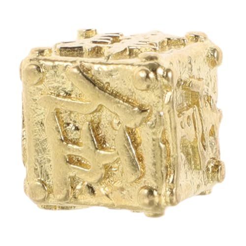 BESPORTBLE Brass Dice Chinese Style Mini Dice for Board Games and Party Props Portable Intricately Crafted Gaming and Relaxation BESPORTBLE Brass Dice Chinese Style Mini Dice for Board Games and Party Props Portable Intricately Crafted Gaming and Relaxation von BESPORTBLE