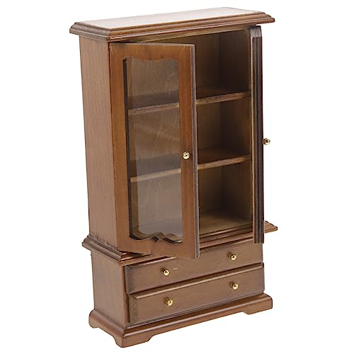 BESPORTBLE Bücherregal Für Puppenhaus Dreischichtiges Möbelstück Walnussfarbe Für Kleine Räume Und Mini Deko BESPORTBLE Bücherregal Für Puppenhaus Dreischichtiges Möbelstück Walnussfarbe Für Kleine Räume Und Mini Deko von BESPORTBLE
