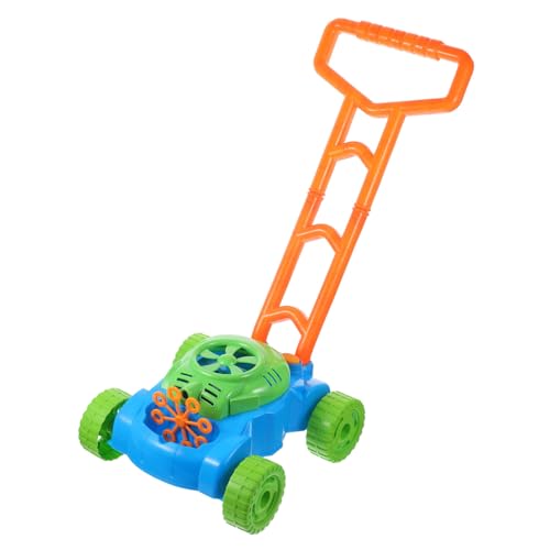 BESPORTBLE Bunte Bubble Mower Seifenblasenmaschine für Automatischer Bubble Blower mit Realistischen Gartengeräuschen Kindersicheres Material Flexibler Griff Outdoor für Kleinkinder ohne von BESPORTBLE