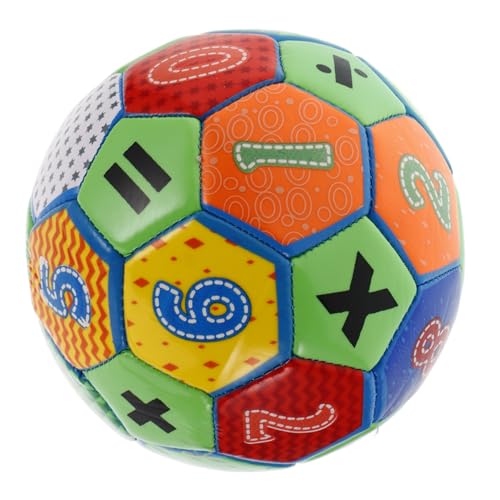 BESPORTBLE Bunter Aufblasbarer Trainingsfußball mit Zahlen und Mustern Langlebiger Genähter Ball für Lernspielzeug für Schule und Outdoor Sport Fußball Party für Jungen und Mädchen BESPORTBLE Bunter Aufblasbarer Trainingsfußball mit Zahlen und Mustern Langlebiger Genähter Ball für Lernspielzeug für Schule und Outdoor Sport Fußball Party für Jungen und Mädchen von BESPORTBLE