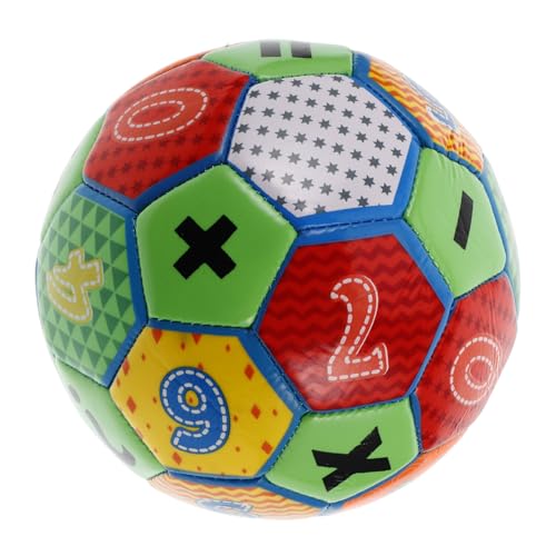 BESPORTBLE Bunter Kinderfußball mit Zahlen Sicherer Langlebiger Genähter Schaumstoffball für Drinnen und Draußen Pädagogisches Lernspielzeug für Kleinkinder und Vorschulkinder von BESPORTBLE