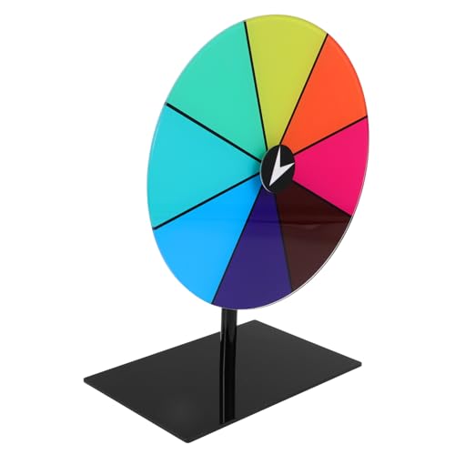 BESPORTBLE Buntes Tischglücksrad mit Abwischbaren Gewinnfeldern Drehbares Preisrad für Karneval Party Messe und Interaktives Spielevent zur Individuellen Gestaltung BESPORTBLE Buntes Tischglücksrad mit Abwischbaren Gewinnfeldern Drehbares Preisrad für Karneval Party Messe und Interaktives Spielevent zur Individuellen Gestaltung von BESPORTBLE