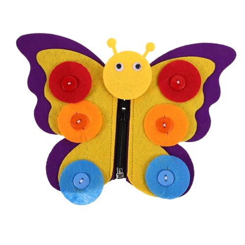 BESPORTBLE Button Übungsset für Zipper und Knöpfe Montessori Lernspielzeug zur Feinmotorik Kreativität Kindergarten DIY Bastelset für Mädchen Jungen BESPORTBLE Button Übungsset für Zipper und Knöpfe Montessori Lernspielzeug zur Feinmotorik Kreativität Kindergarten DIY Bastelset für Mädchen Jungen von BESPORTBLE