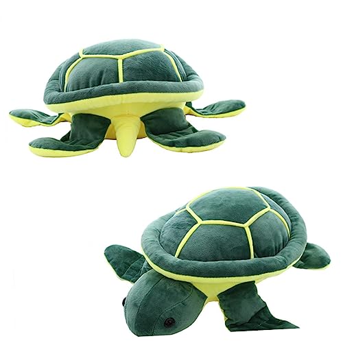 BESPORTBLE Cartoon Kuscheltier Schildkröte Grün Plüsch Stofftier aus Baumwolle Weiches von BESPORTBLE