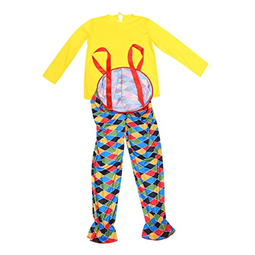 BESPORTBLE Clown-Anzug halloween costume halloween kleidung kostã¼me fã¼r erwachsene Stage costume Halloweenkostüm Clownkostüm in Übergröße Outfits Leistungskleidung Kostüm zeigen Baumwolle von BESPORTBLE