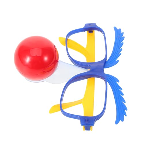 BESPORTBLE Clown Brille Für Kostümpartys Lustige Brille Mit Nase Witziges Accessoire Für Halloween Fasching Kreative Cosplay Requisite Für Männer Frauen Langlebig BESPORTBLE Clown Brille Für Kostümpartys Lustige Brille Mit Nase Witziges Accessoire Für Halloween Fasching Kreative Cosplay Requisite Für Männer Frauen Langlebig von BESPORTBLE