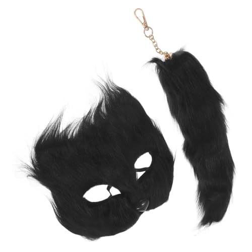 BESPORTBLE Cosplay Fuchsmasken Set mit Schwarzem Leicht Auszuziehen Stabile Struktur Vielseitig für Halloween Karneval Kostümpartys und Festival Accessoire BESPORTBLE Cosplay Fuchsmasken Set mit Schwarzem Leicht Auszuziehen Stabile Struktur Vielseitig für Halloween Karneval Kostümpartys und Festival Accessoire von BESPORTBLE
