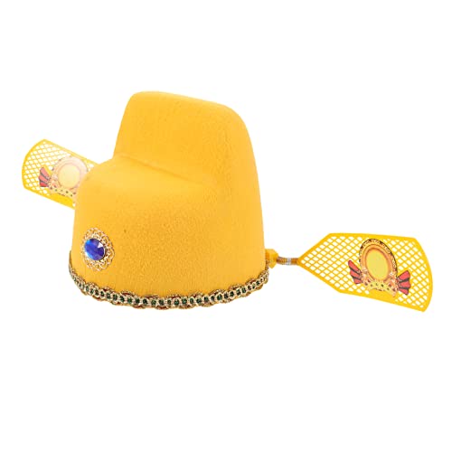 BESPORTBLE Cosplay Hut Lustige Kopfdeckel für Chinesische Neujahrsfest Gelbe Party Accessoires für Atmungsaktiv und Bequem für Feiern und Fotos BESPORTBLE Cosplay Hut Lustige Kopfdeckel für Chinesische Neujahrsfest Gelbe Party Accessoires für Atmungsaktiv und Bequem für Feiern und Fotos von BESPORTBLE