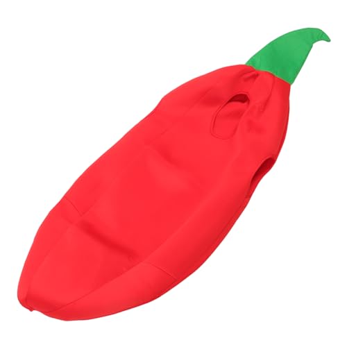 BESPORTBLE Cosplay-kleidung Pfeffer-cosplay-kostüm Neuheit Kinderkostüm Chili-kostüm Chili-pfeffer-kleidung Pfefferkostüm Cosplay-party-kostüm Cosplay-dekorationen Stoff Rot BESPORTBLE Cosplay-kleidung Pfeffer-cosplay-kostüm Neuheit Kinderkostüm Chili-kostüm Chili-pfeffer-kleidung Pfefferkostüm Cosplay-party-kostüm Cosplay-dekorationen Stoff Rot von BESPORTBLE