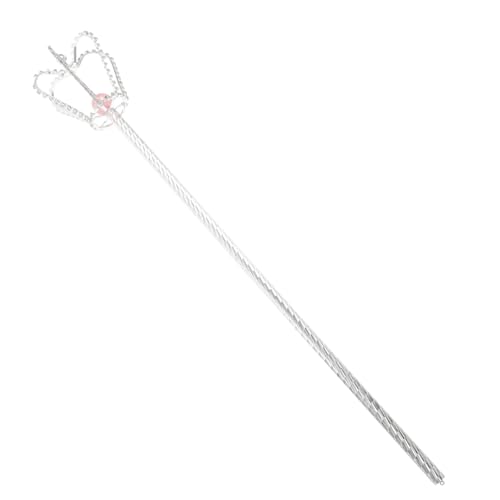 BESPORTBLE Crown Fairy Stick zauberstab königliches Prinzessinnenstäbe als Partygeschenke Königszepter böses Prinzessin Zauberstäbe Strasssteine Silver von BESPORTBLE