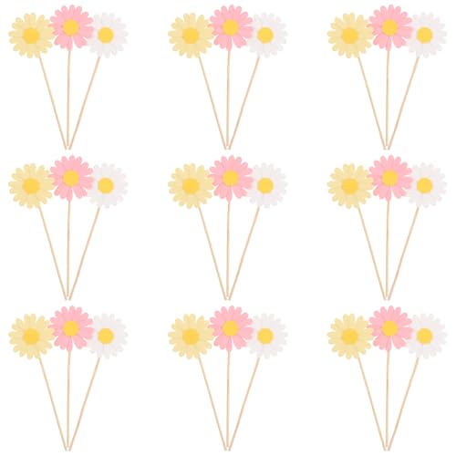 BESPORTBLE Cupcake-Topper Mit Gänseblümchenmotiv: 36 Stück Gänseblümchen-Kuchenaufsätze Blumen-Kuchendekorationen Bunte Blumen-Picker Für Babyparty Geburtstag Hochzeit Frühlingsparty-Zubehör BESPORTBLE Cupcake-Topper Mit Gänseblümchenmotiv: 36 Stück Gänseblümchen-Kuchenaufsätze Blumen-Kuchendekorationen Bunte Blumen-Picker Für Babyparty Geburtstag Hochzeit Frühlingsparty-Zubehör von BESPORTBLE