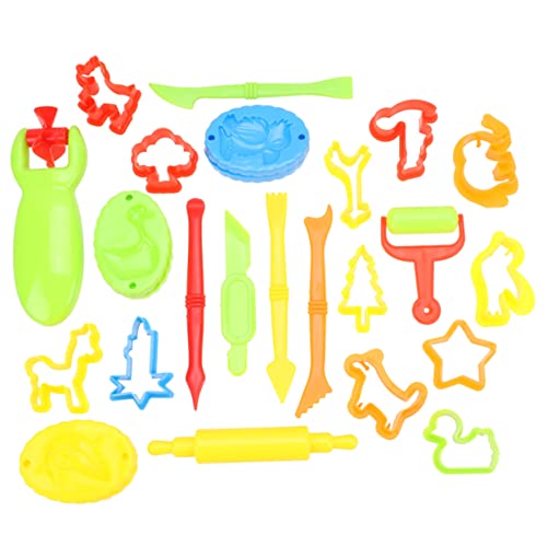BESPORTBLE DIY Clay Mould Set Kreativspielzeug Bunte Knetform Werkzeuge Verschiedene Formen Fördert Fantasie und Lernspaß Umweltfreundlich von BESPORTBLE