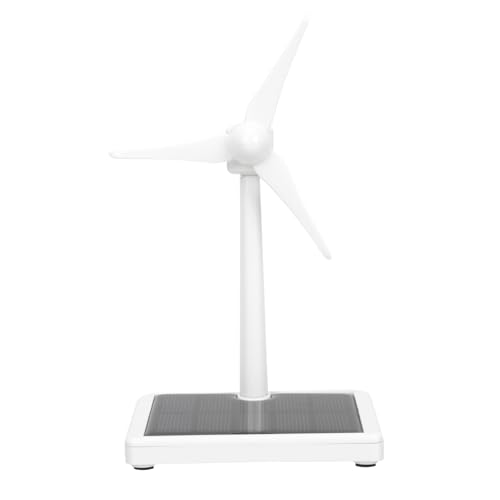 BESPORTBLE DIY Desktop Windturbinenmodell Solarbetriebene Windmühlen für Kreatives Bastelset Solarenergieverständnis und Intellektueller Entwicklung Kompakt von BESPORTBLE